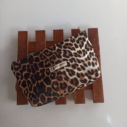leopar desen Makyaj Çantası 
