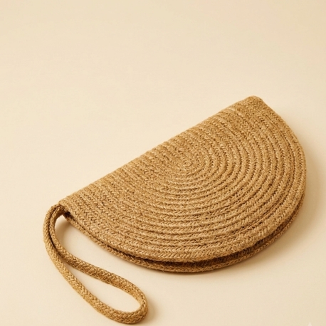 hasır clutch çanta