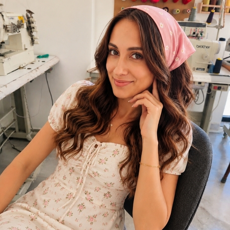 papatya desen bandana 