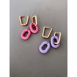 PEMBE OVAL KÜPE