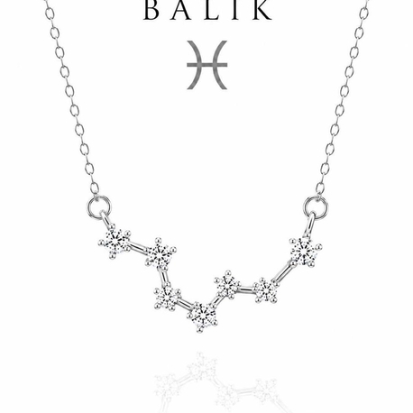 Çelik Yıldız Haritası Kolye balık