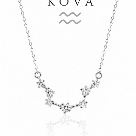 Çelik Yıldız Haritası Kolye kova