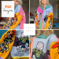 Powerpuff Girls Hırka Videolu Tarifi PDF 