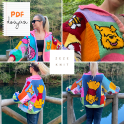 Winnie The Pooh Figürlü Hırka Tarifi PDF + Video