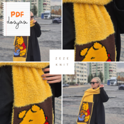 Winnie The Pooh Figürlü Atkı Tarifi