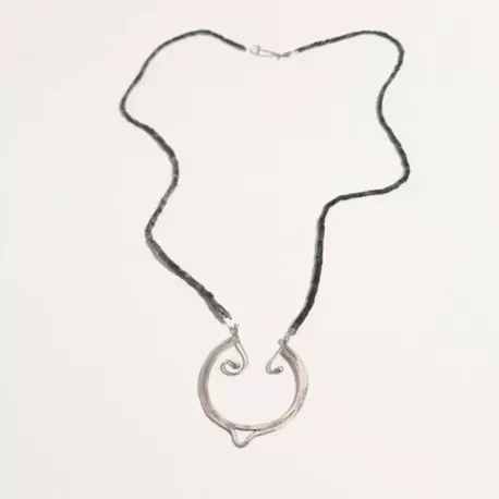 Yeşim Taşlı Mask Kolye K0203