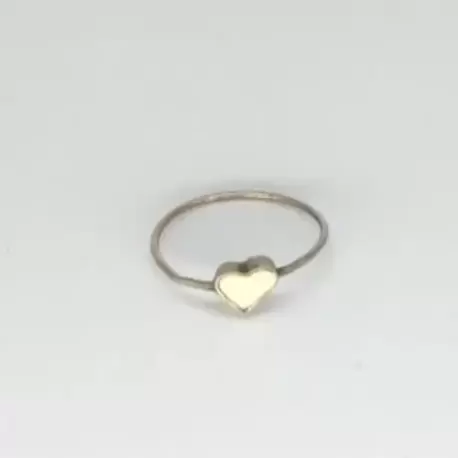 Beyaz Kalp Yüzük K0986