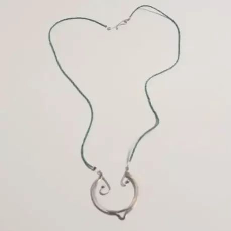 Turkuaz Taşlı Mask Kolye K0211