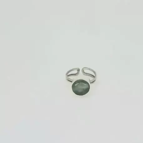 Aventürin Taşlı Yuvarlak Yüzük K0583