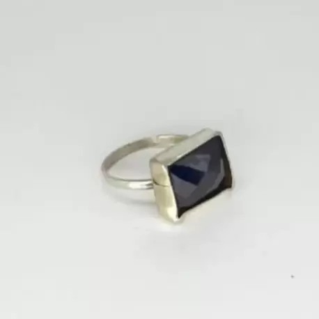 Safir Dikdörtgen Yüzük K0650
