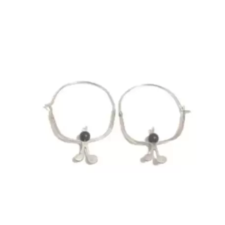 Oniks Taşlı Cinali Küpe K0096