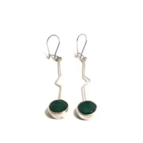 Sallantılı Zizgzag Küpe K0295