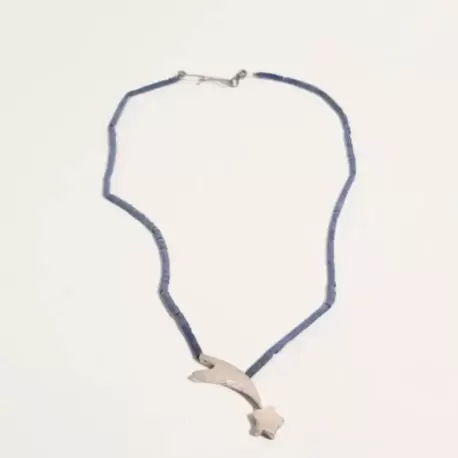 Lapis Lazuli Taşlı Kuyruklu Yıldız Kolye K0188