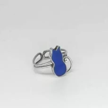 Saks Mavi Kedi Yüzük K0754