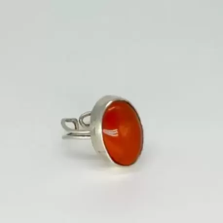 Jasper Taşlı Oval Yüzük K0695