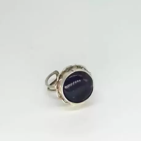 Amatis Zigzag Yuvarlak Yüzük K0693