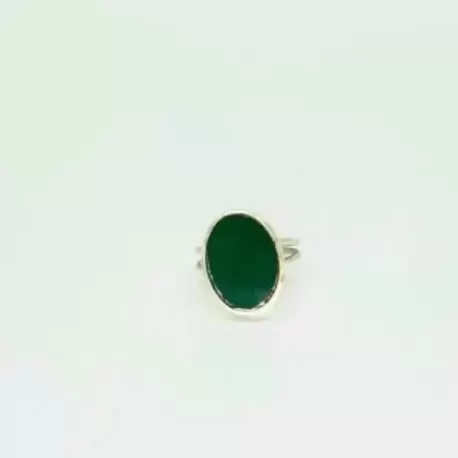 Akik Taşlı Oval Yüzük K0584