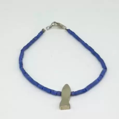 Lapis Lazüli Taşlı Balık Bileklik K0942