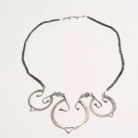 Yeşim Avanturin Taşlı Mask Kolye K0191