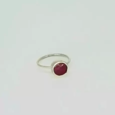 Ceyt Taşlı Küçük Yuvarlak Yüzük K0591