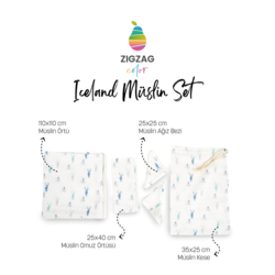 Iceland Müslin 5'li Set
