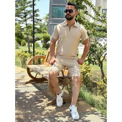 Zara bürümcek kumaş şortlu takım