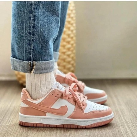 Nike Dunk Low DD1503-118 Pembe-Beyaz Spor Ayakkabı