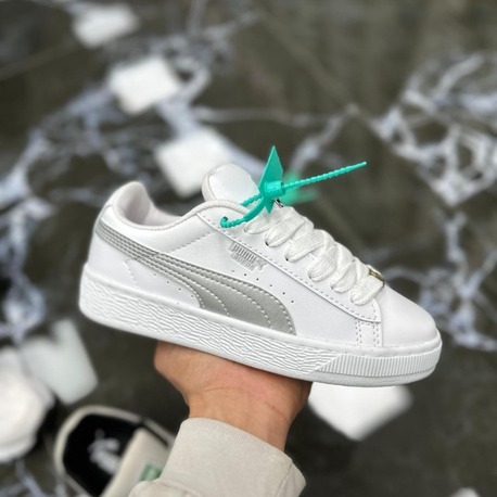 Puma Rickie Classic Unisex Beyaz Gri Spor Ayakkabı