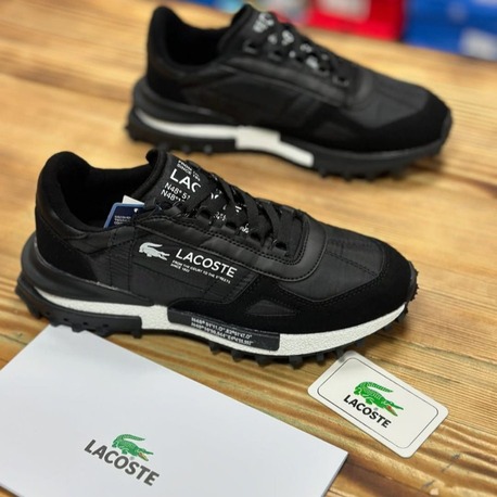 Lacoste Siyah Bağcıklı Erkek Spor