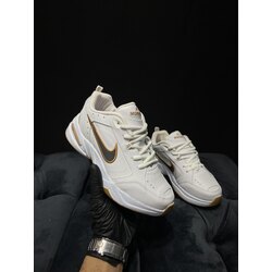 Nike Air Monarch White-Caramel
