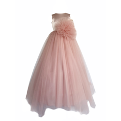 pink waterlily dress 11-12-13 yaş