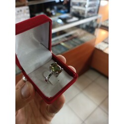 Sultanit taşlı gümüş yüzük