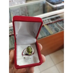 Sultanit taşlı gümüş yüzük 