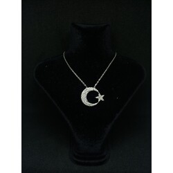 Türk bayraklı kolye