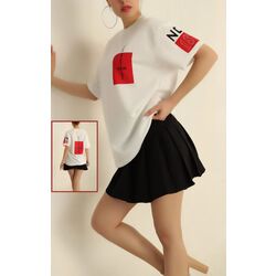 İki İp Oversize Tişört