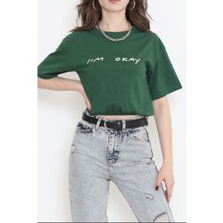 Beli Lastikli Crop Tişört