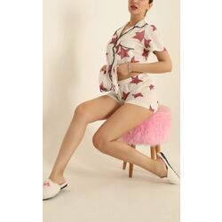 Yıldız Baskı Bayan Pijama Takımı