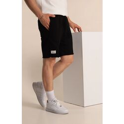 Relaxed Fit İki İp Şardonsuz Çimalı Erkek Şort