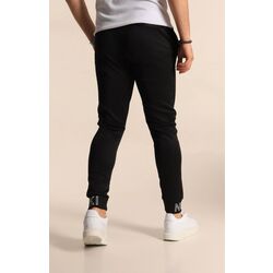 Slim Fit Scuba Kumaş Yazı Detaylı Paça Lastikli Eşofman Altı
