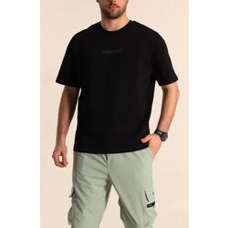 Oversize Yazı Detay Tişört