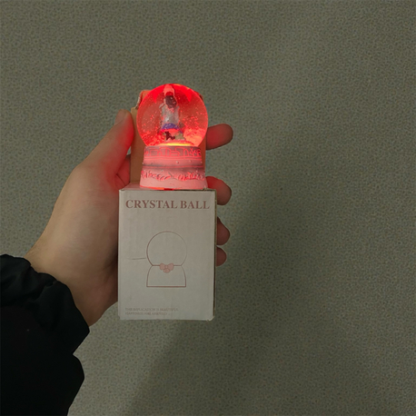 Işıklı Mini Kristal Kar Küresi