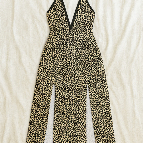 Leopar Desen Gecelik