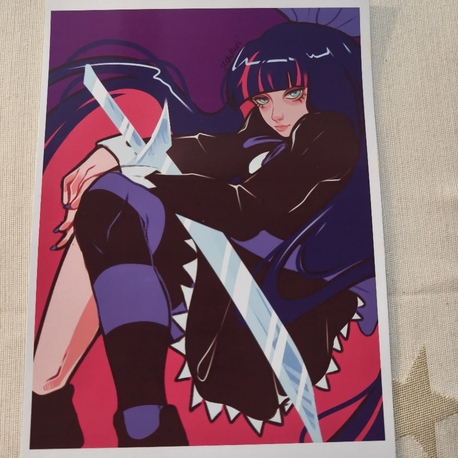 Stocking Anarchy Print A5