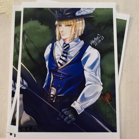 Twisted Wonderland Rook Hunt Print 13x18