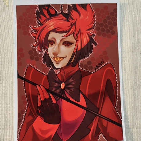 Hazbin Hotel Alastor Print 13x18