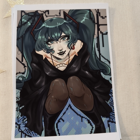 Hatsune Miku Goth Print 13x18