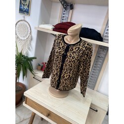 Leopar desen ceket