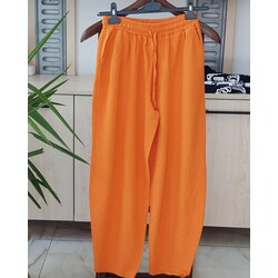 Turuncu keten pantolon