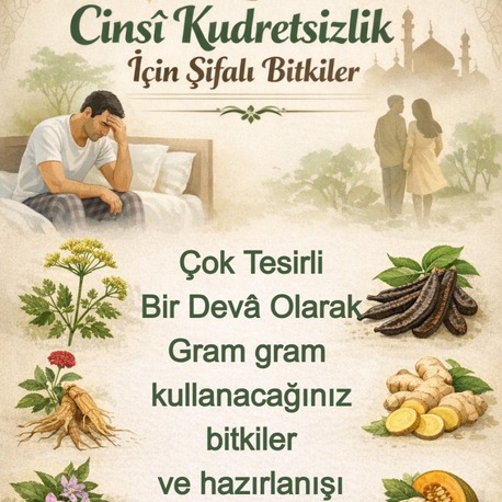 Cinsî Kudreti Artırmaya Yönelik Geleneksel Bitkisel Rehber (PDF)