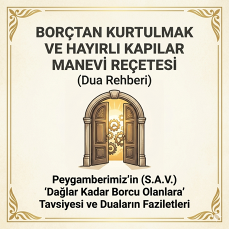 Peygamber Tavsiyeli Borç Ödeme Duası ve Manevi Reçete (PDF)